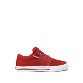 Supra STACKS II VULC Lave Sneakers Barn Hvite | NO-94582